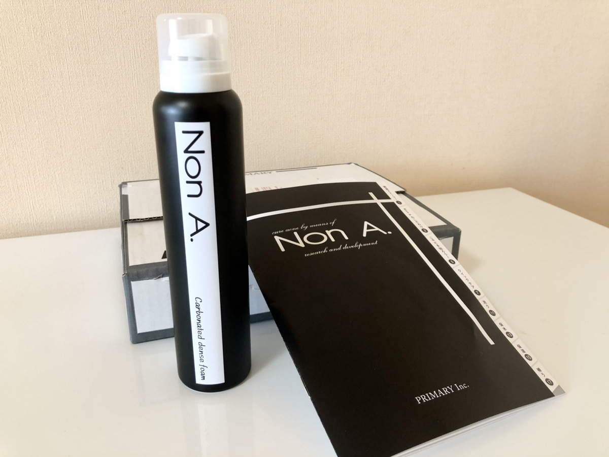 【体験レポート】Non A.炭酸洗顔フォームを実際に購入して使ってみました。